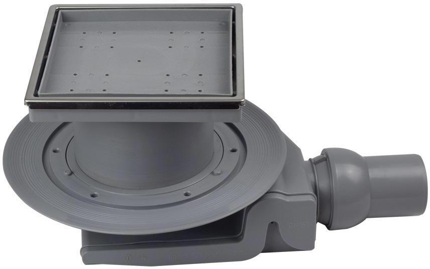 90389494 Трап для душа Confluo Standard 15х15 Ceramic 4 с гидрозатвором STLM-0210469 PESTAN