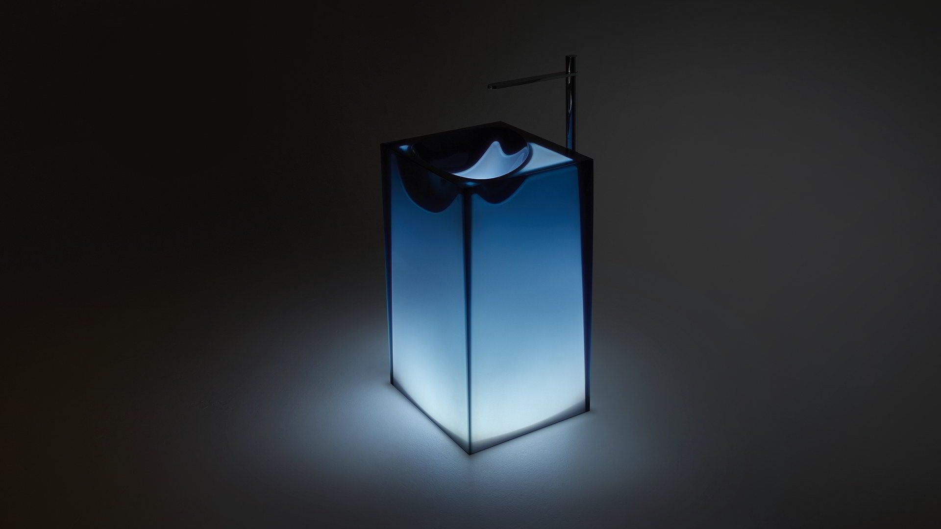 Отдельно стоящая раковина из Cristalmood® Antoniolupi ASTRO ARCH-00068302 - Вид №2