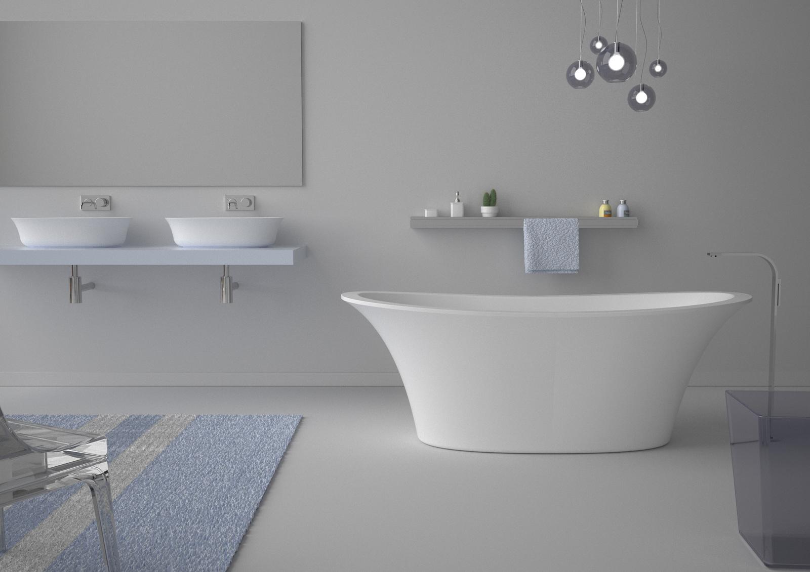 VAFL15 Акриловая ванна отдельностоящая GSG CERAMIC Flut - Вид №2