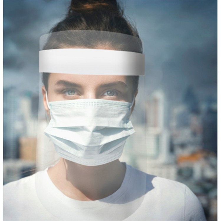 DPL 101 Маска щиток прозрачная для лица с вашим дизайном и логотипом Santreyd 