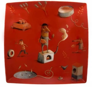 Vista Alegre Квадратная фарфоровая тарелка 2i 21118558