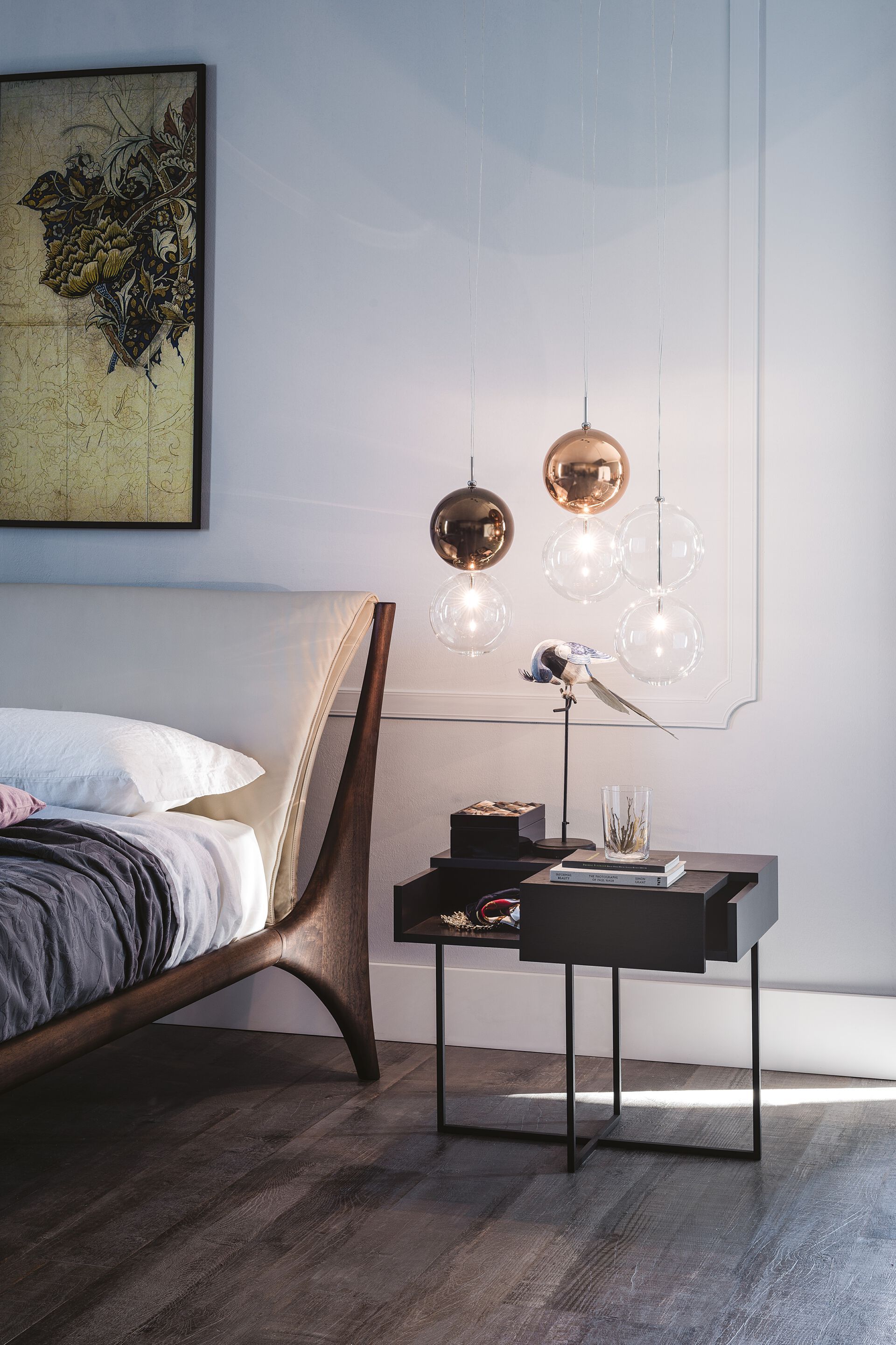 Деревянная прямоугольная тумбочка Cattelan italia DANTE ARCH-00030656 - Вид №2