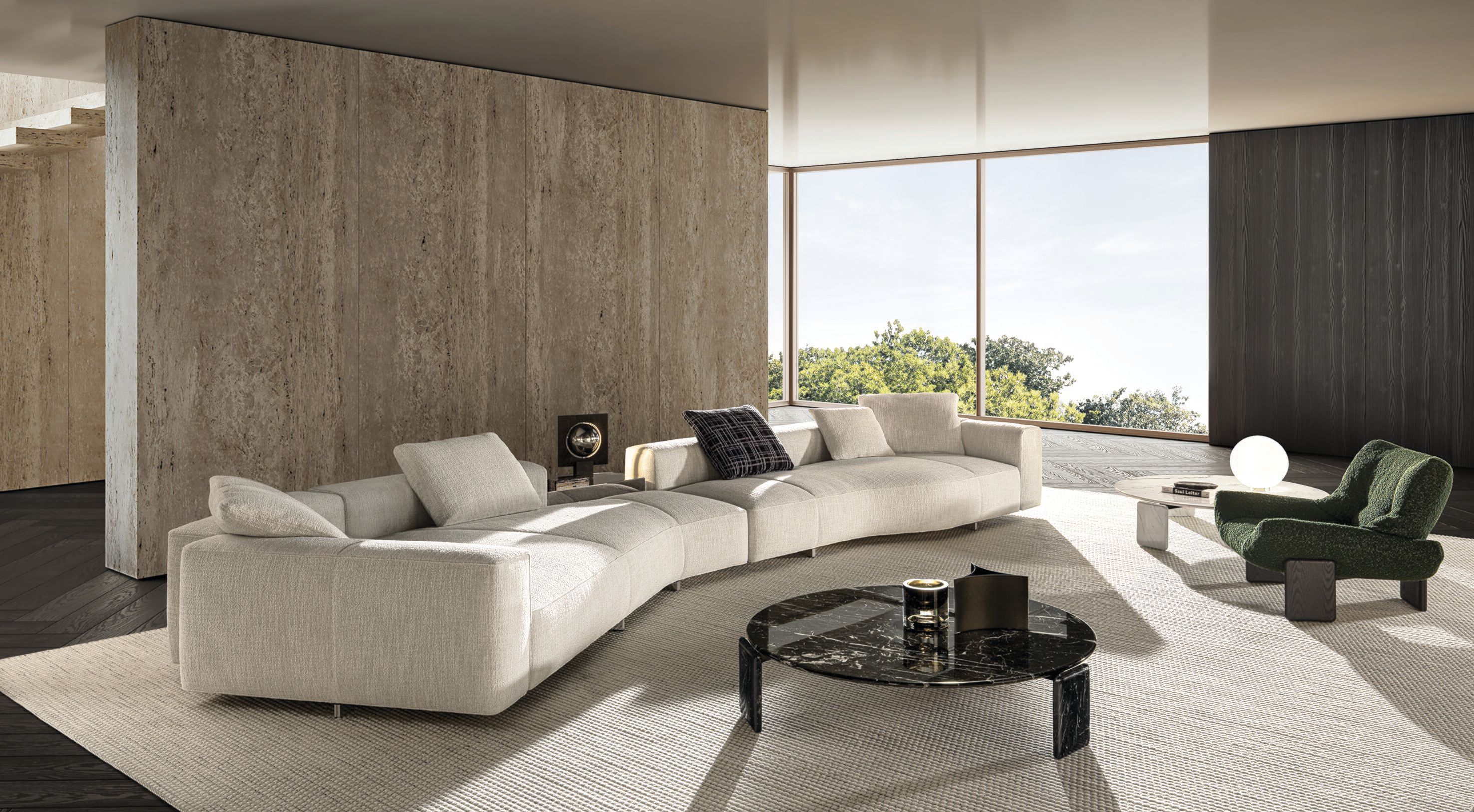 Модульный тканевый диван Minotti Yves ARCH-00127940 - Вид №6