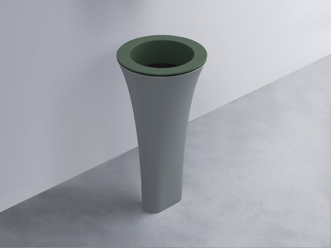 AMLA45-MU+AMPILT-LV+AMCOLT-BR Раковина Amedeo Tondo отдельностоящая cielo Enjoy + Amedeo Ceramica Cielo