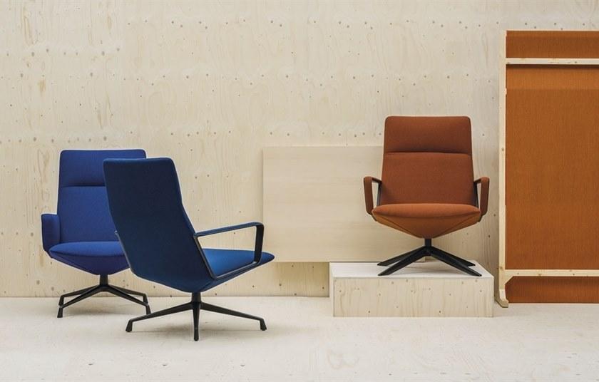 Andreu World 4-спицевое кресло с высокой спинкой Capri lounge Bu1701 - Вид №5