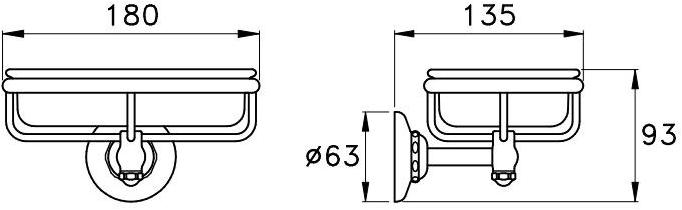 RUBINETTERIE STELLA Portasapone a muro Italica It10010 - Вид №1