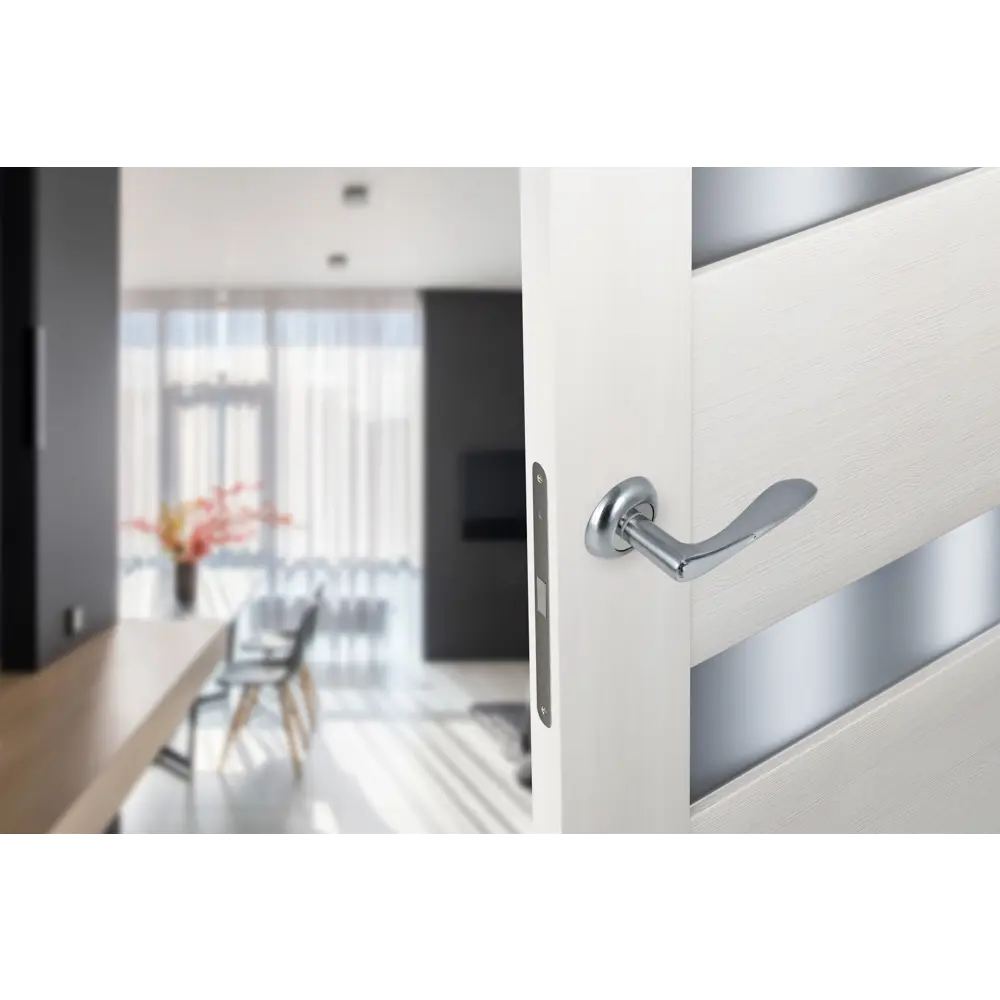 EDSON Дверные ручки EDS-44Н-R1 матовый хром для межкомнатных дверей 85168429 STLM-0898784 - Вид №5