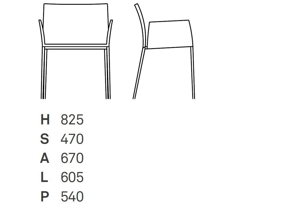 ONDARRETA Стул из ткани с подлокотниками Moka sun-id-1361760 - Вид №11