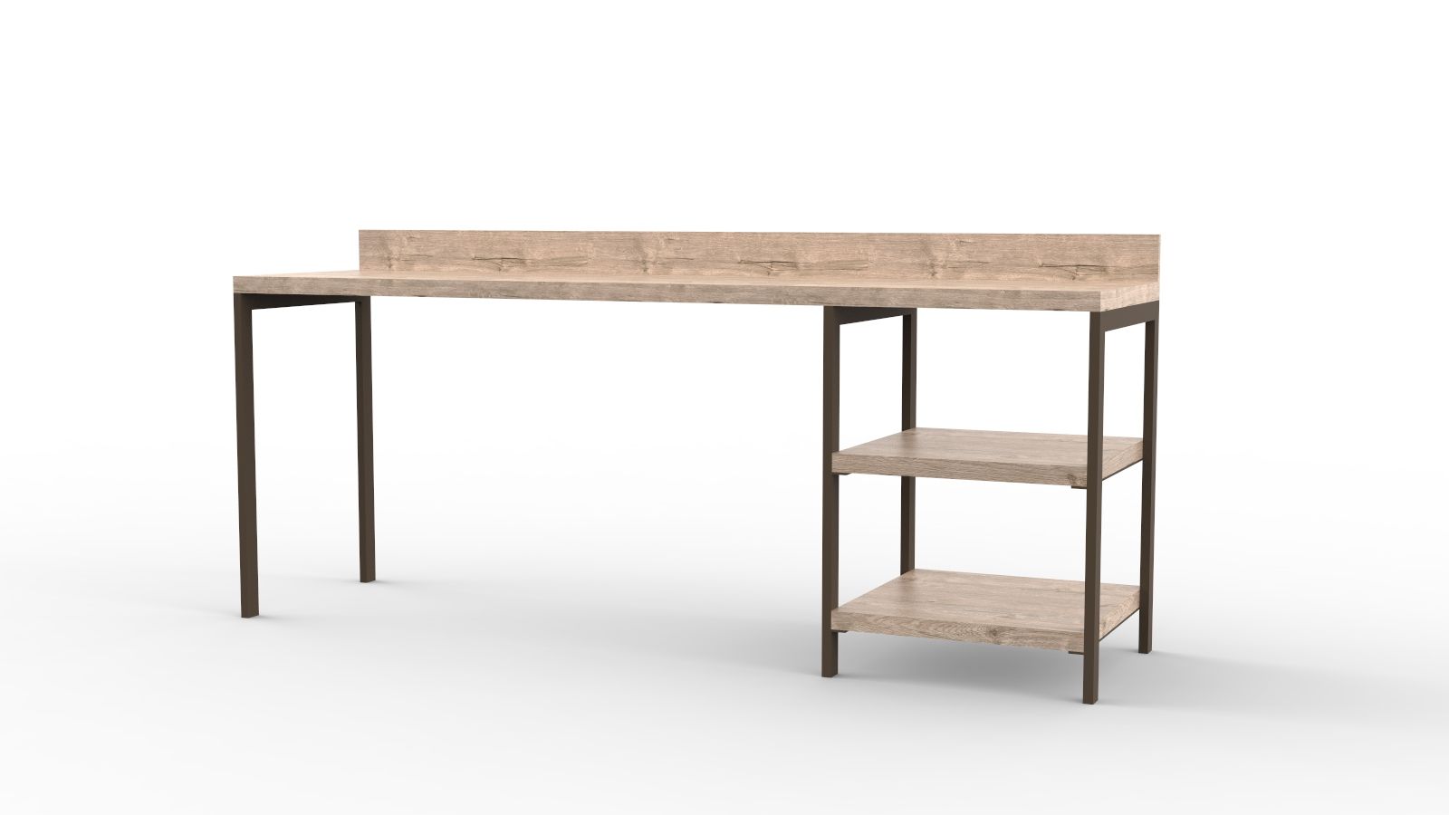 Прямоугольный стол с полками для контракта Mobilspazio ARCH-00076414 - Вид №18