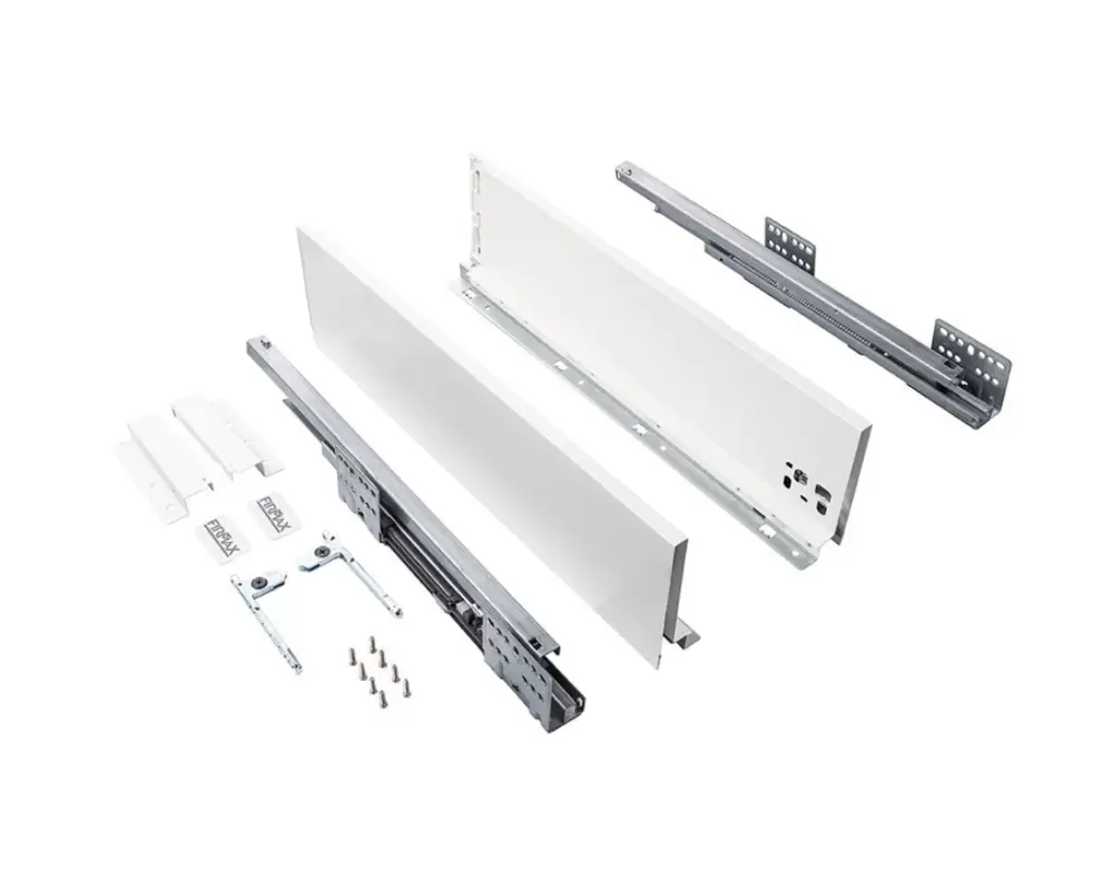 91436804 Комплект ящика Firmax Smartline длина 400 мм высота 199 мм с доводчиком белый STLM-1007860