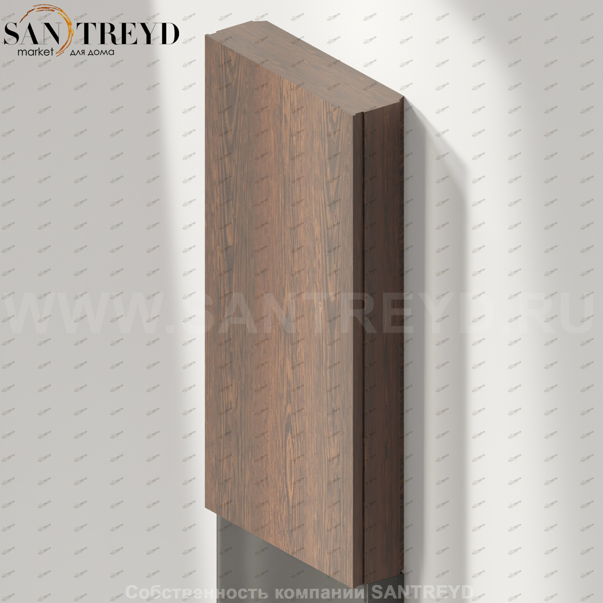 Верхний модуль MONOLITH коричневый дуб Agape AMON1291UU