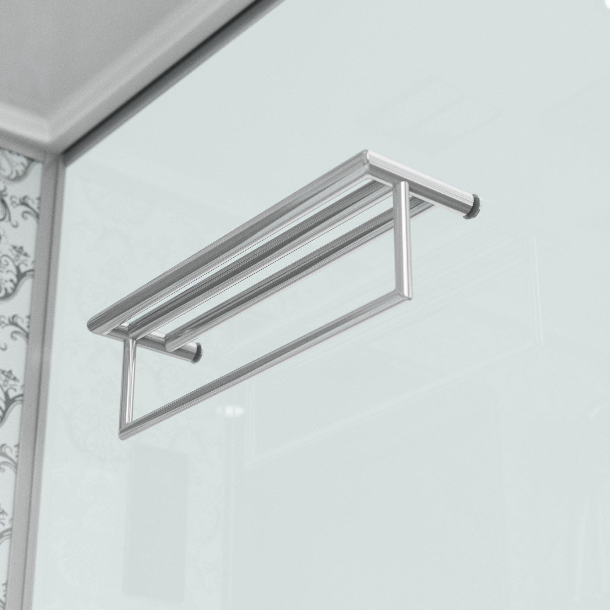 Душевая кабина NG-7714W (1000x900х2150) низкий поддон стенки БЕЛЫЕ Niagara Luxe - Вид №3