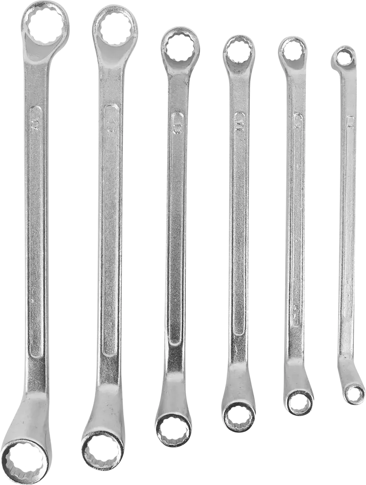 Набор ключей накидных ВИХРЬ 6-17 мм, 6 предметов с органайзером 85579363