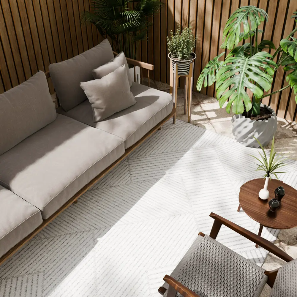 Циновка Дели 160x230 см полипропилен 84116_53211 цвет кремовый ROYALTAFT STLM-2179069