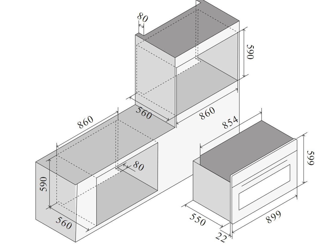 Электрическая многофункциональная печь Ilve Professional Plus ARCH-00102642 - Вид №2