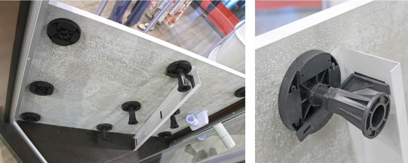 Поддон из искусственного мрамора правосторонний CEZARES TRAY-AS-RH-120/90-550-30-W-R  - Вид №3