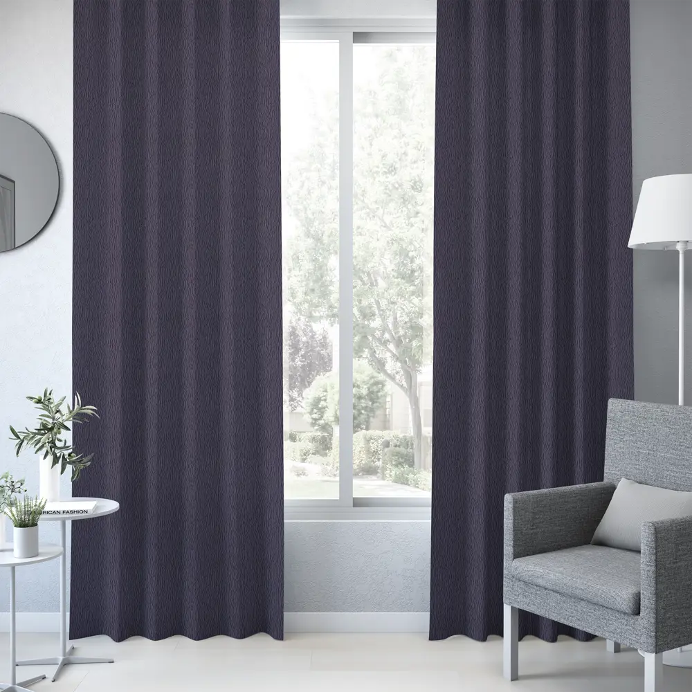 Штора на ленте Tereso 160x280 см цвет фиолетовый 83407071 STLM-2093890 INSPIRE  - Вид №3