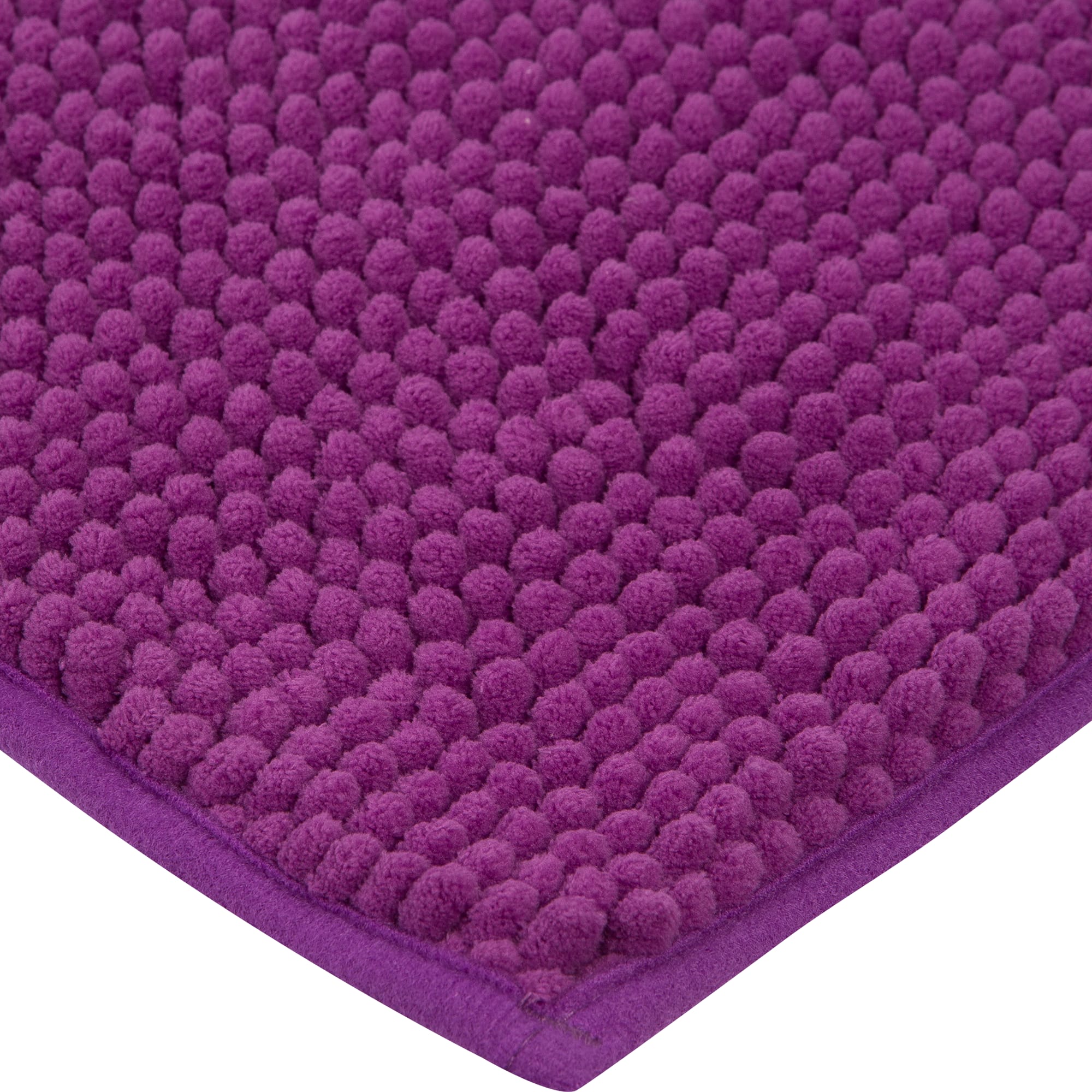 82490628 Коврик для туалета 45x45 см цвет фиолетовый Merci Santreyd - Вид №1