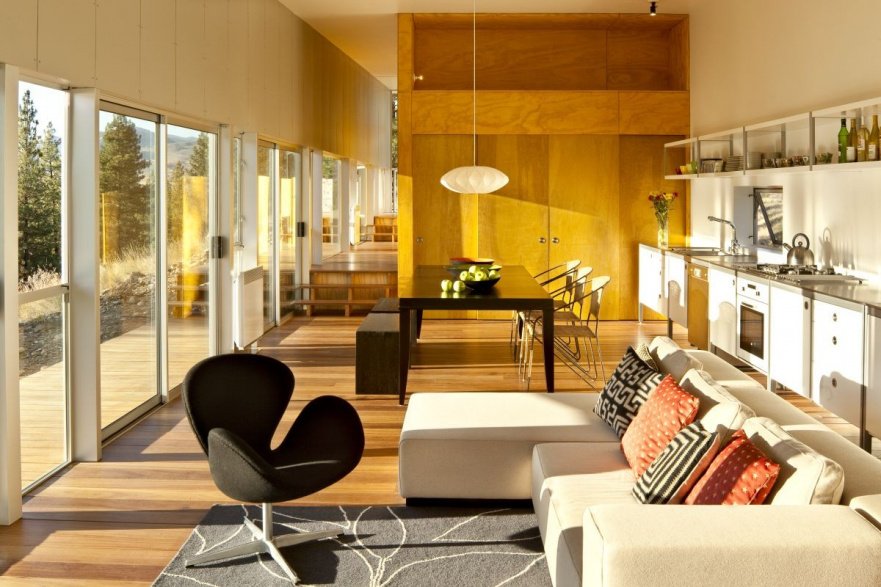 Кресло дизайнерское черная шерсть Arne Jacobsen Style Swan Chair SOHO DESIGN ДИЗАЙНЕРСКИЕ, SWAN 131545 Черный  - Вид №4
