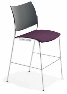 Casala Стул с подставкой для ног, обитый тканью Cobra barstool 1279/07