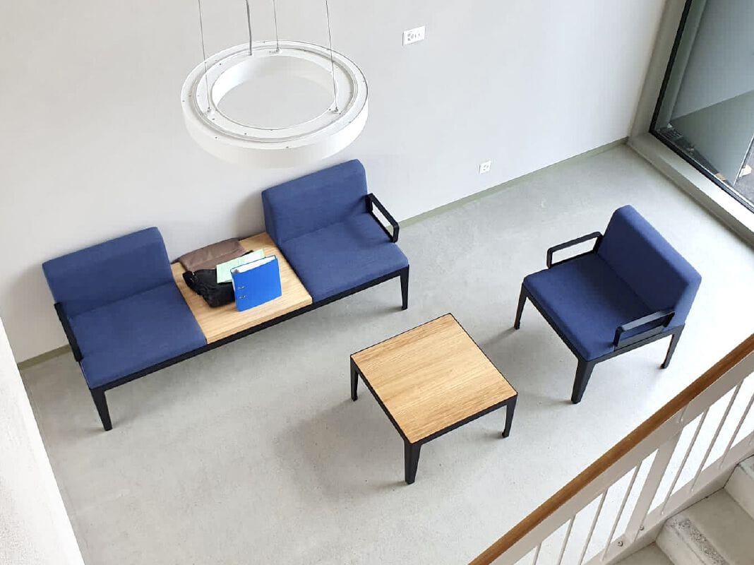 Модульная скамья из ткани со спинкой SCHNEEWEISS interior BANDA 600 ARCH-00145388 - Вид №3