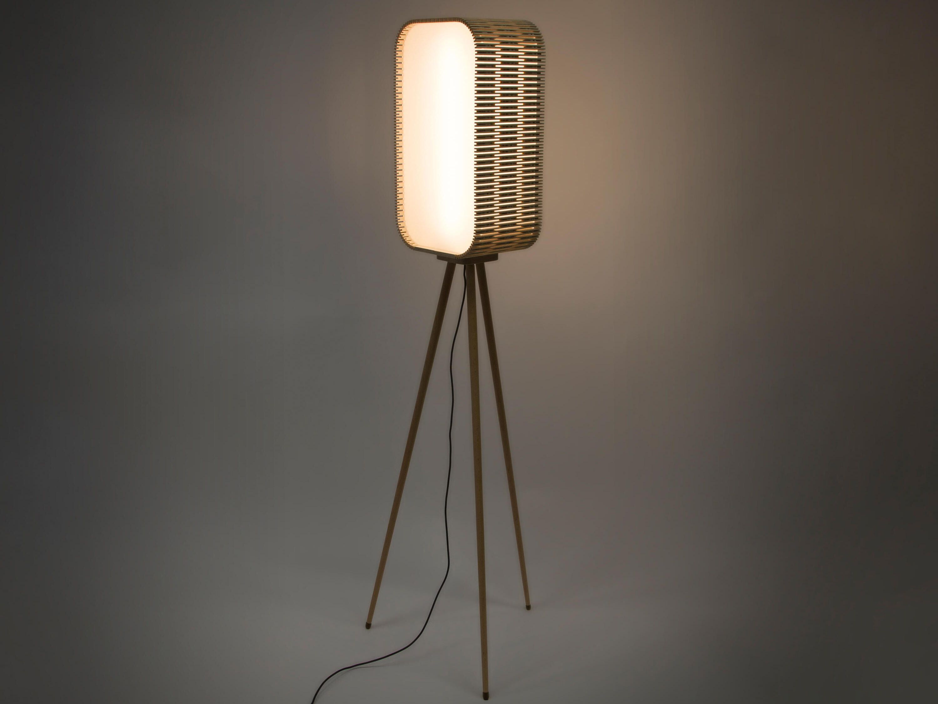 Деревянный светодиодный торшер dukta Lumbra ARCH-00031923