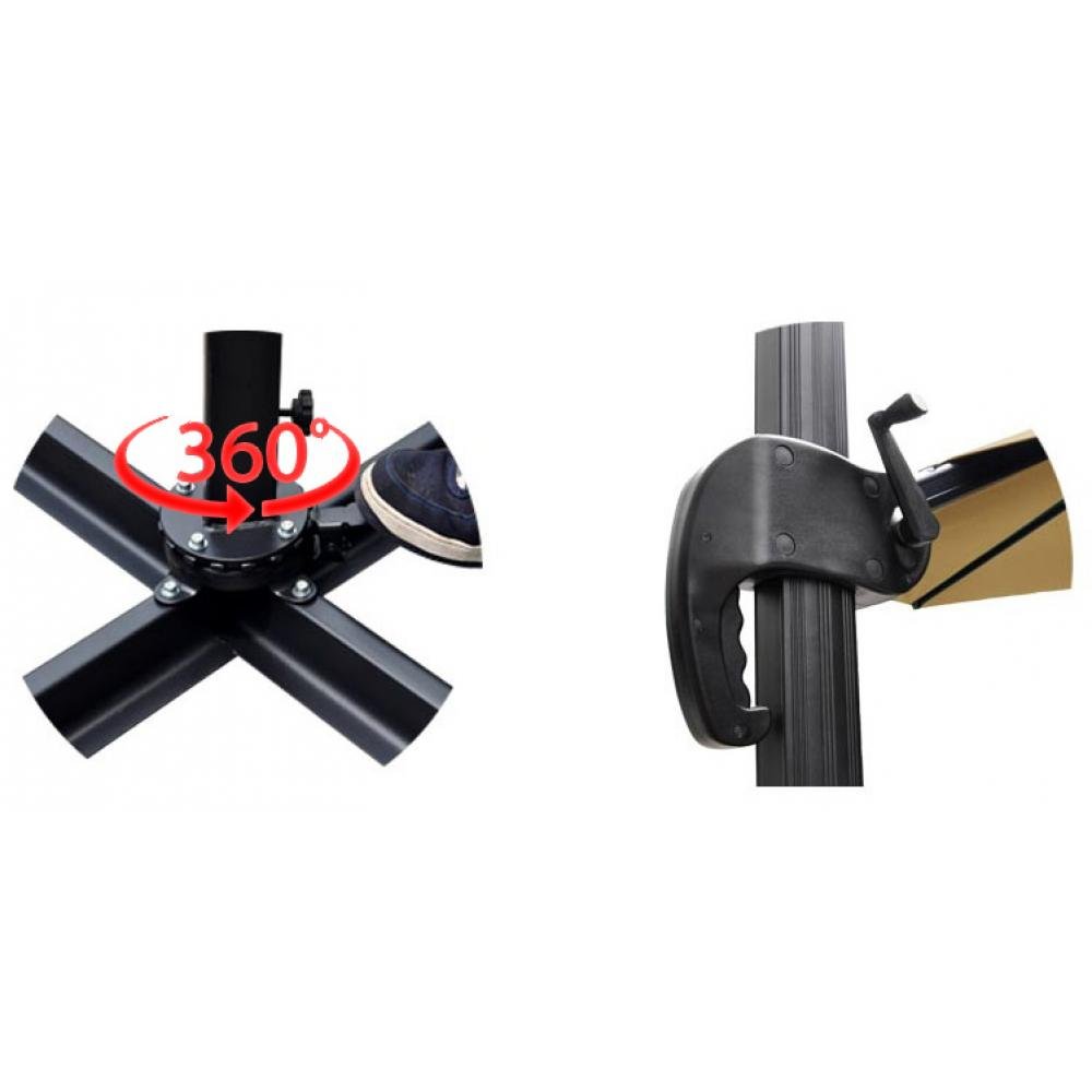 Зонт уличный бежевый 3х3 м AFM-3x3-Beige AFINA  240932 Бежевый  - Вид №1