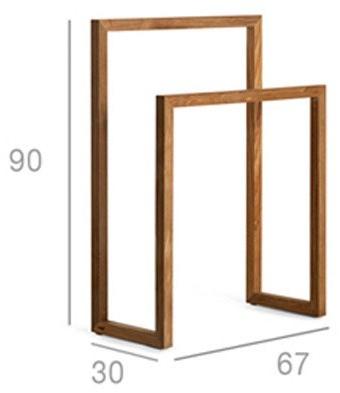 TRIBÙ Подставка для полотенец из тика Accessories sun-id-1433355 - Вид №4