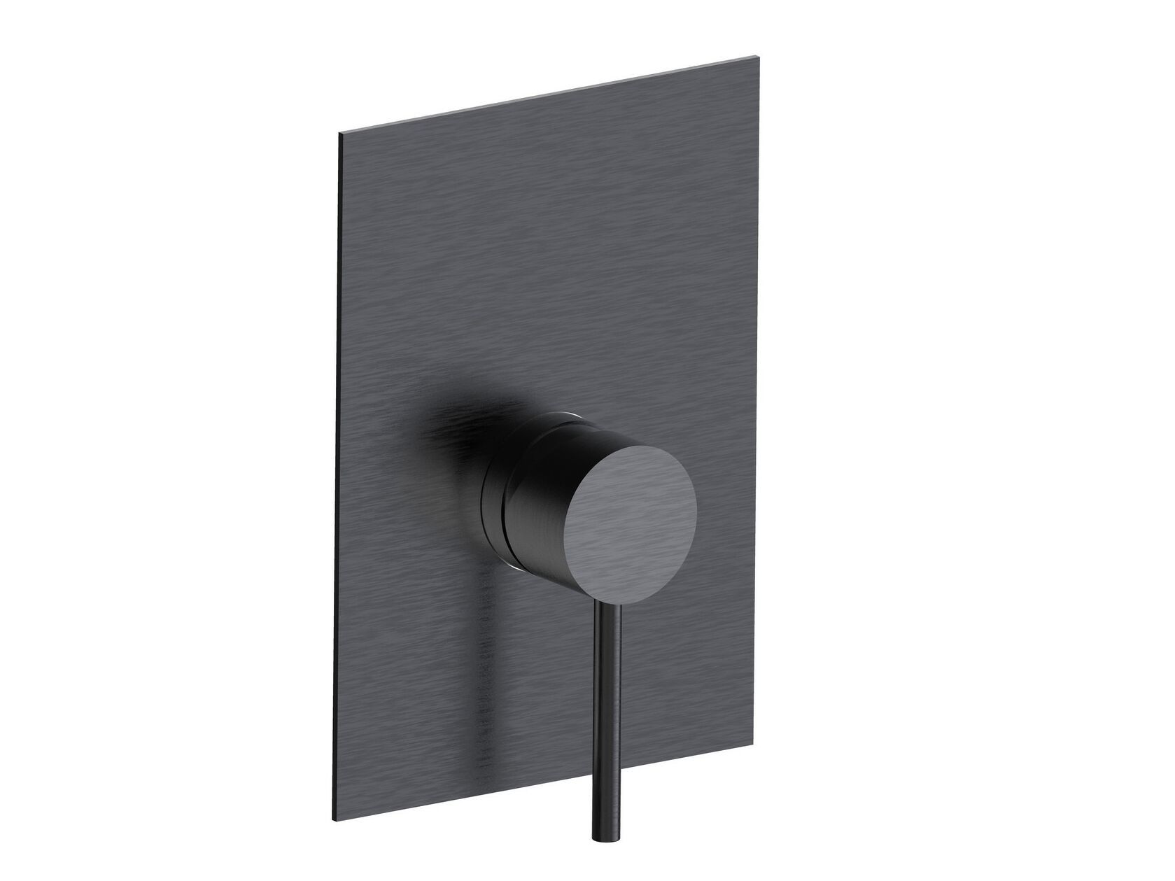 Однорычажный смеситель для душа из нержавеющей стали с пластиной Rubinetterie Frattini Pepe XL 316 ARCH-00087851