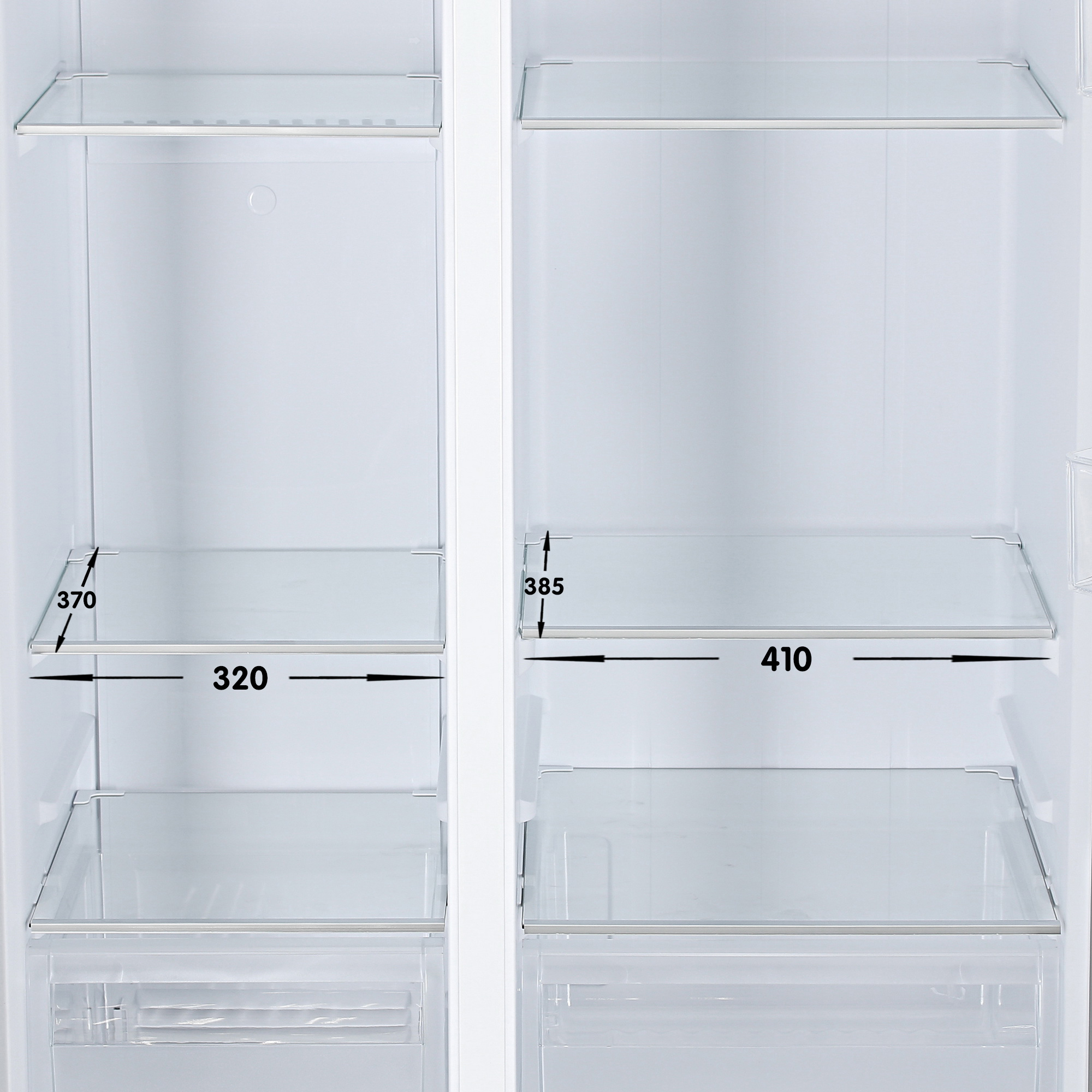 5400705 Холодильник Side by Side   DEXP SBS4-59AKA серебристый STDN-0010939 - Вид №8