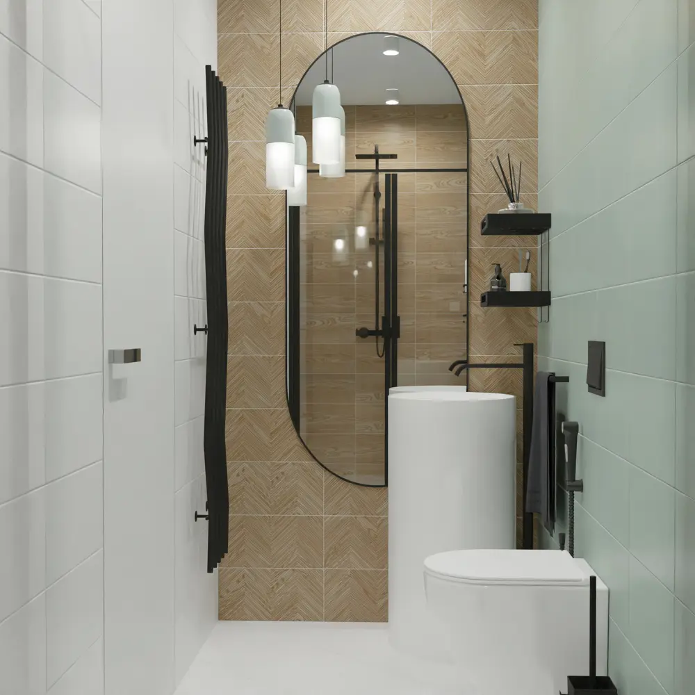 Плитка настенная Mersey Woodr A0554D14104 20x40 см 1.6 м² матовая цвет бежевый Santreyd STLM-2040528 - Вид №5