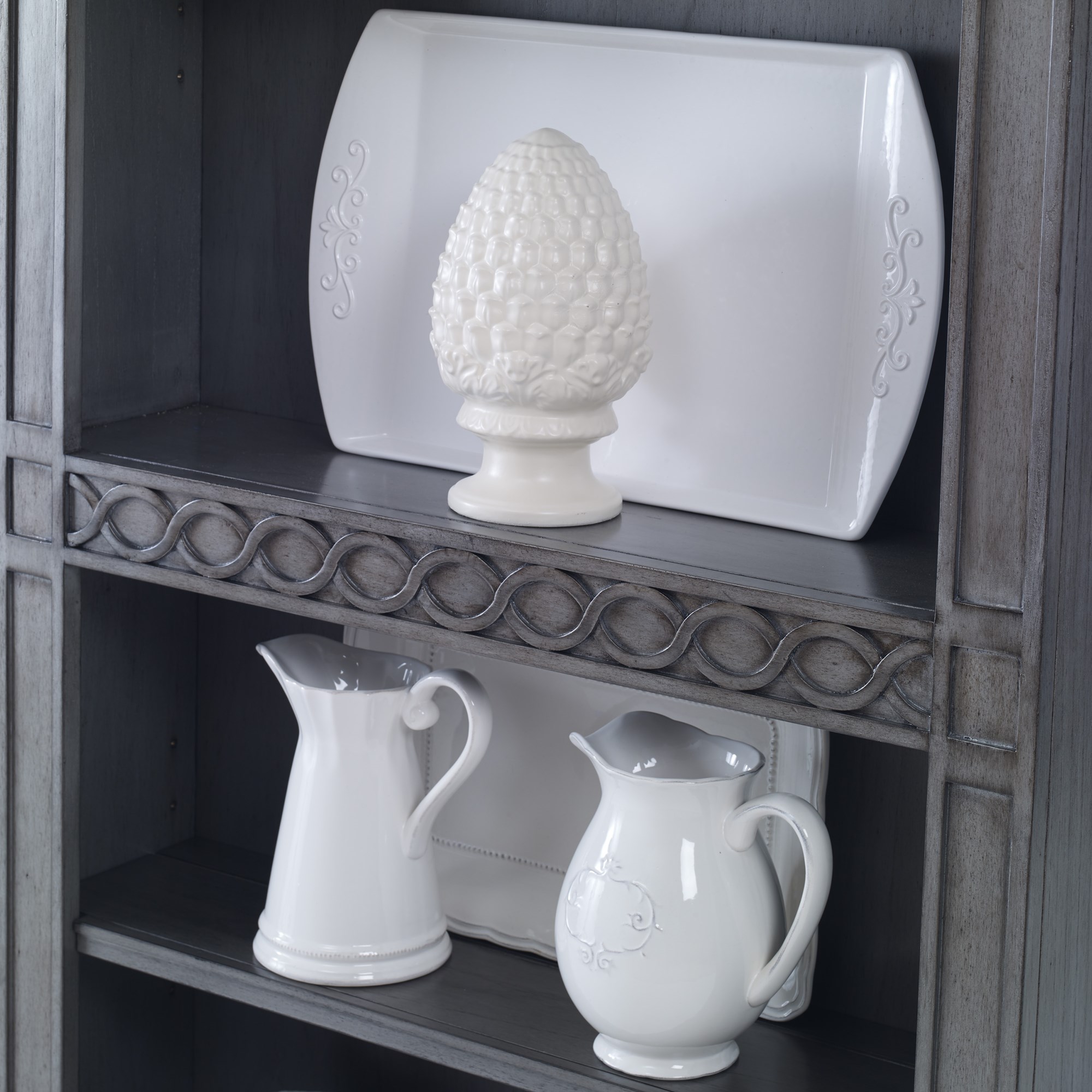 Книжные шкафы 02212-800-004 Cavalier Park Bookcase - Steel Ambella  - Вид №4