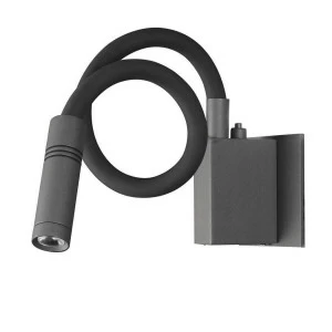 Спот настенный светодиодный гибкий серый Muro 808617 LIGHTSTAR MURO 00-3924927 Серый