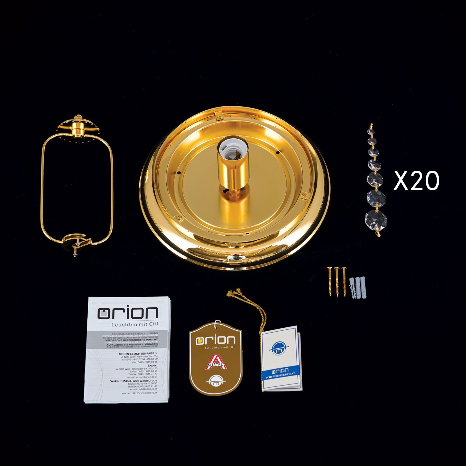 Потолочный светильник с кристаллами Orion Plafond ARCH-00109574 - Вид №5