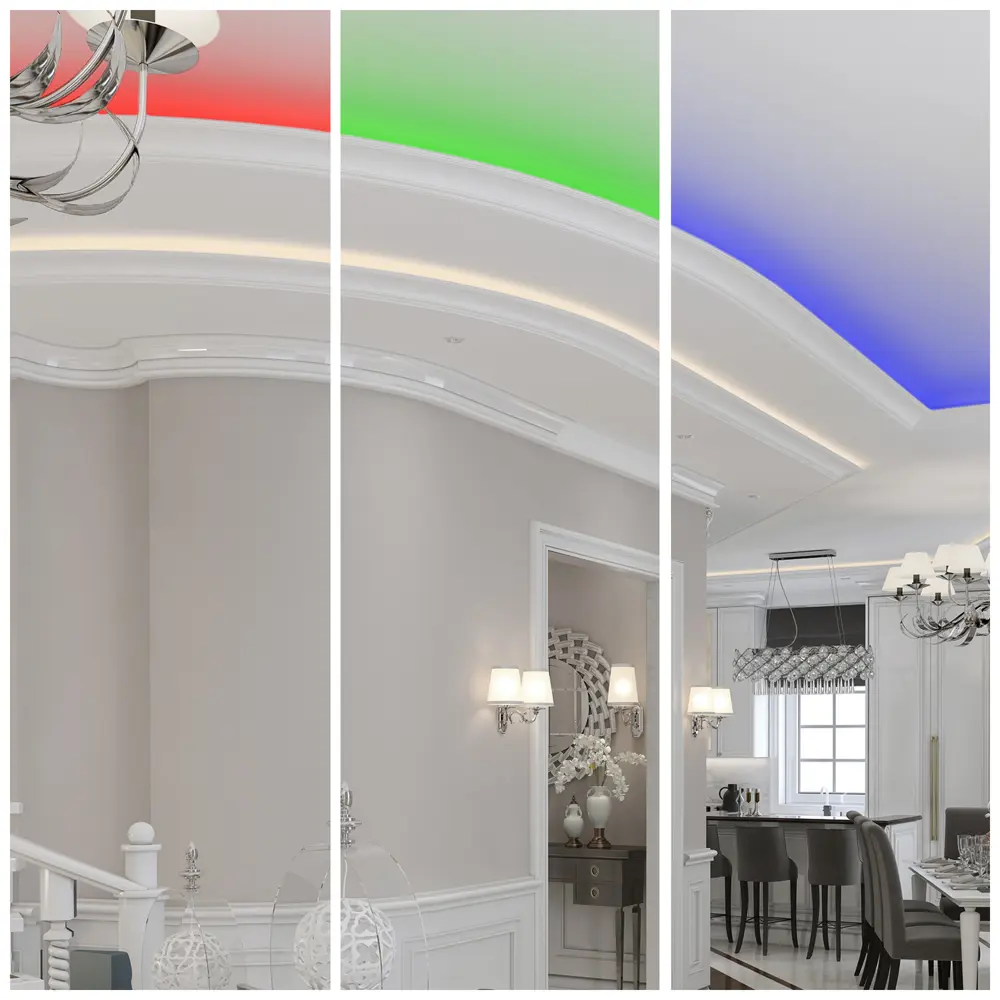 Светодиодная лента SMD 5050 60 диод/14.4 Вт/м 12 В 10 мм IP20 RGB 82602865 STLM-2125986 APEYRON  - Вид №4