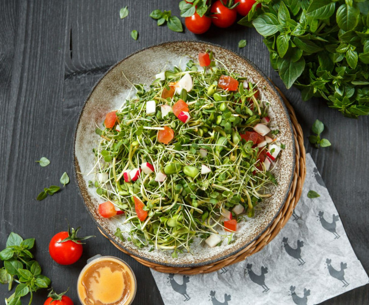 9742 Микс из микрозелени "Итальянский" Вкусляндия 