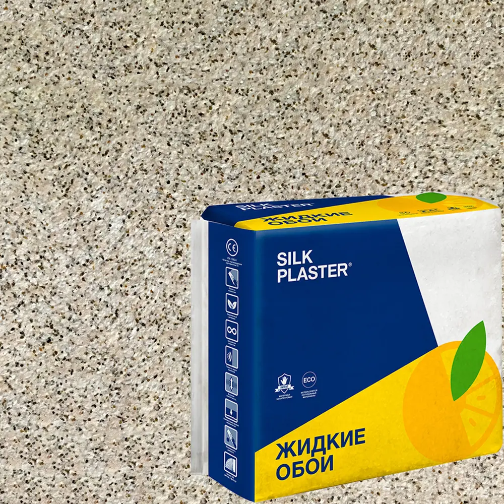 Жидкие обои Silk Plaster Absolute А231 1.4 кг цвет серо-бежевый STLM-2148332