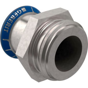 31732 Переходник Geberit Mapress из нержавеющей стали, с наружной резьбой G Geberit