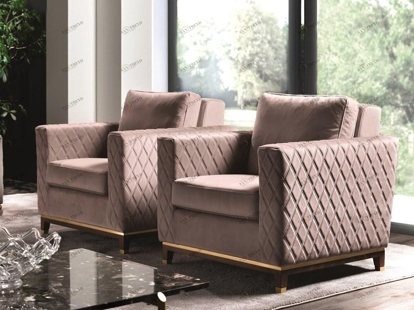 Former In Italia Бархатное кресло с подлокотниками Lola sun-id-1459084