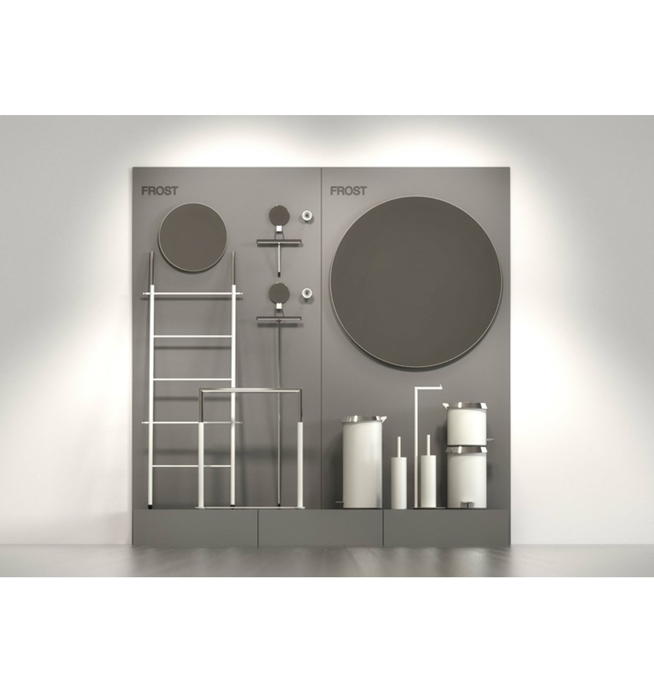 FROST Ершик для унитаза 8, combi » белый Нержавеющая сталь Белый N1948-W  - Вид №5