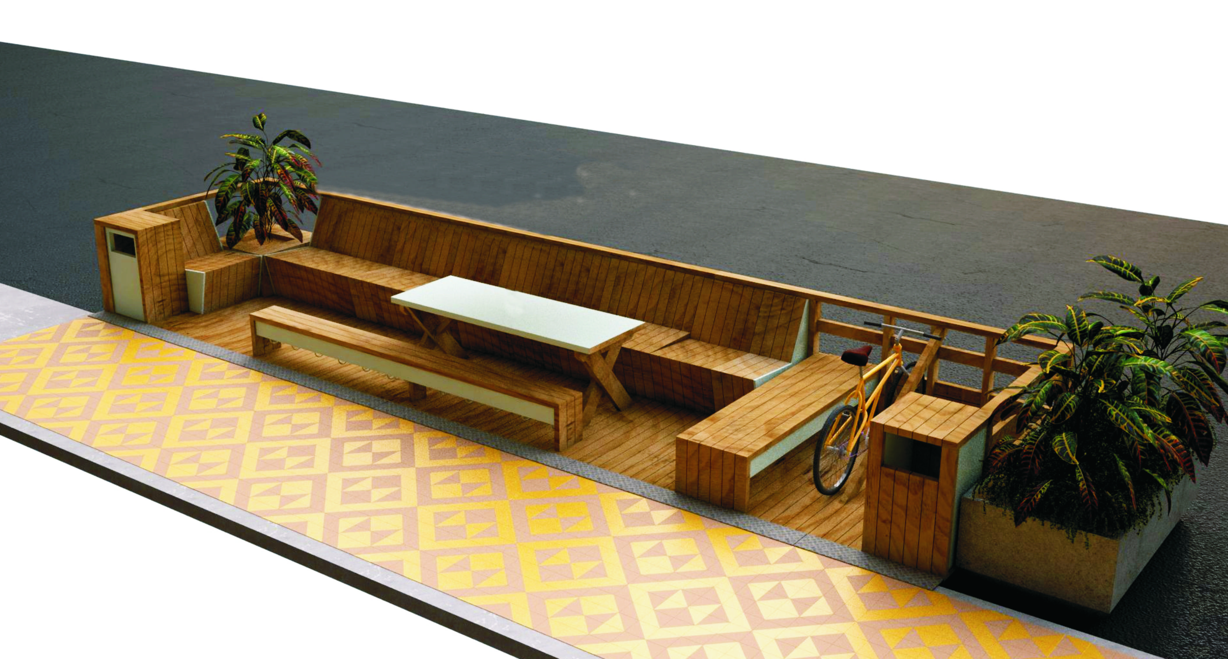 13462 КУБА комфорт, парклет LAB.Space  - Вид №1