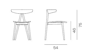 Деревянный стул Vergés компас ARCH-00132621 - Вид №7