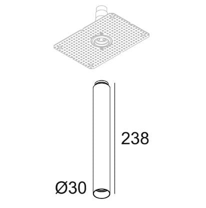 Круглый потолочный светодиодный прожектор Deltalight NEEDLE TRC ARCH-00049892 - Вид №3