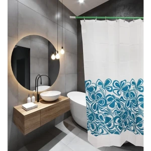91959266 Шторка для ванной комнаты SANTREK HOME 282944 180x180см цвет разноцветный STLM-1338961