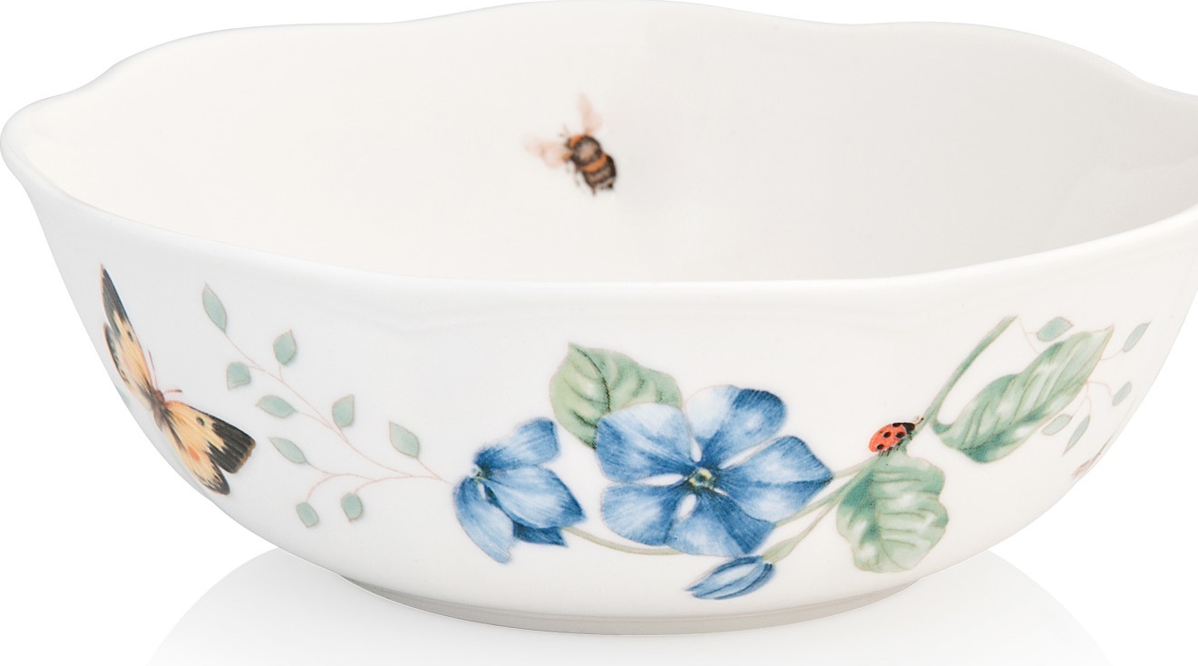 10524889 Lenox Салатник круглый Lenox "Бабочки на лугу" 16см Фарфор 