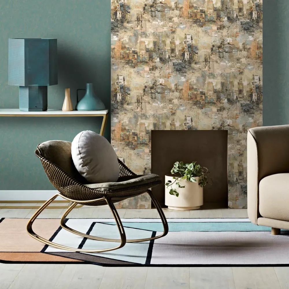 Обои флизелиновые Erismann Canvas бежевые 1.06 м ЭР60473-05 STLM-2129842 - Вид №4