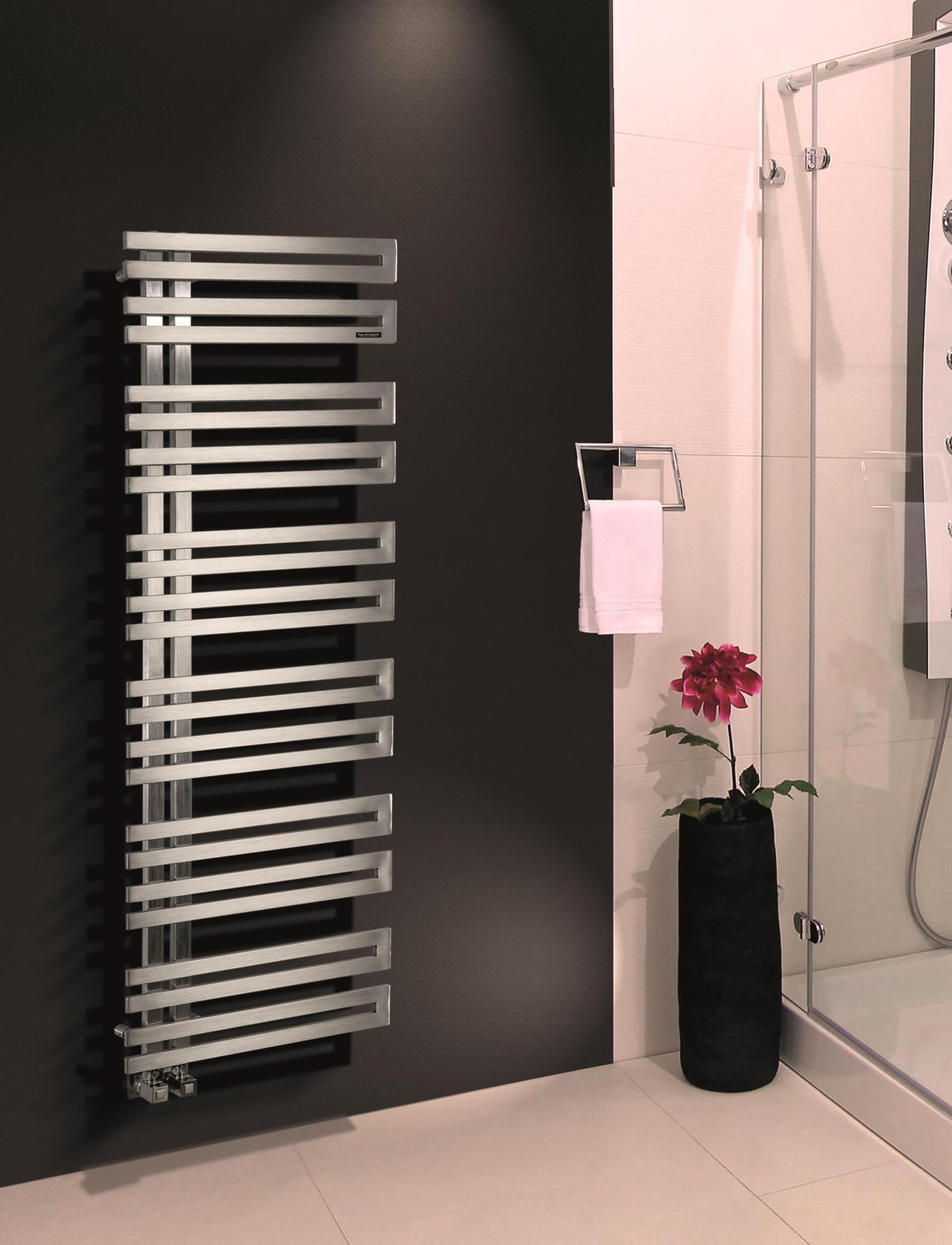 Полотенцесушитель Hammam SEVEN Stainless steel  комбинированный; электрический или водяной Сталь  - Вид №43