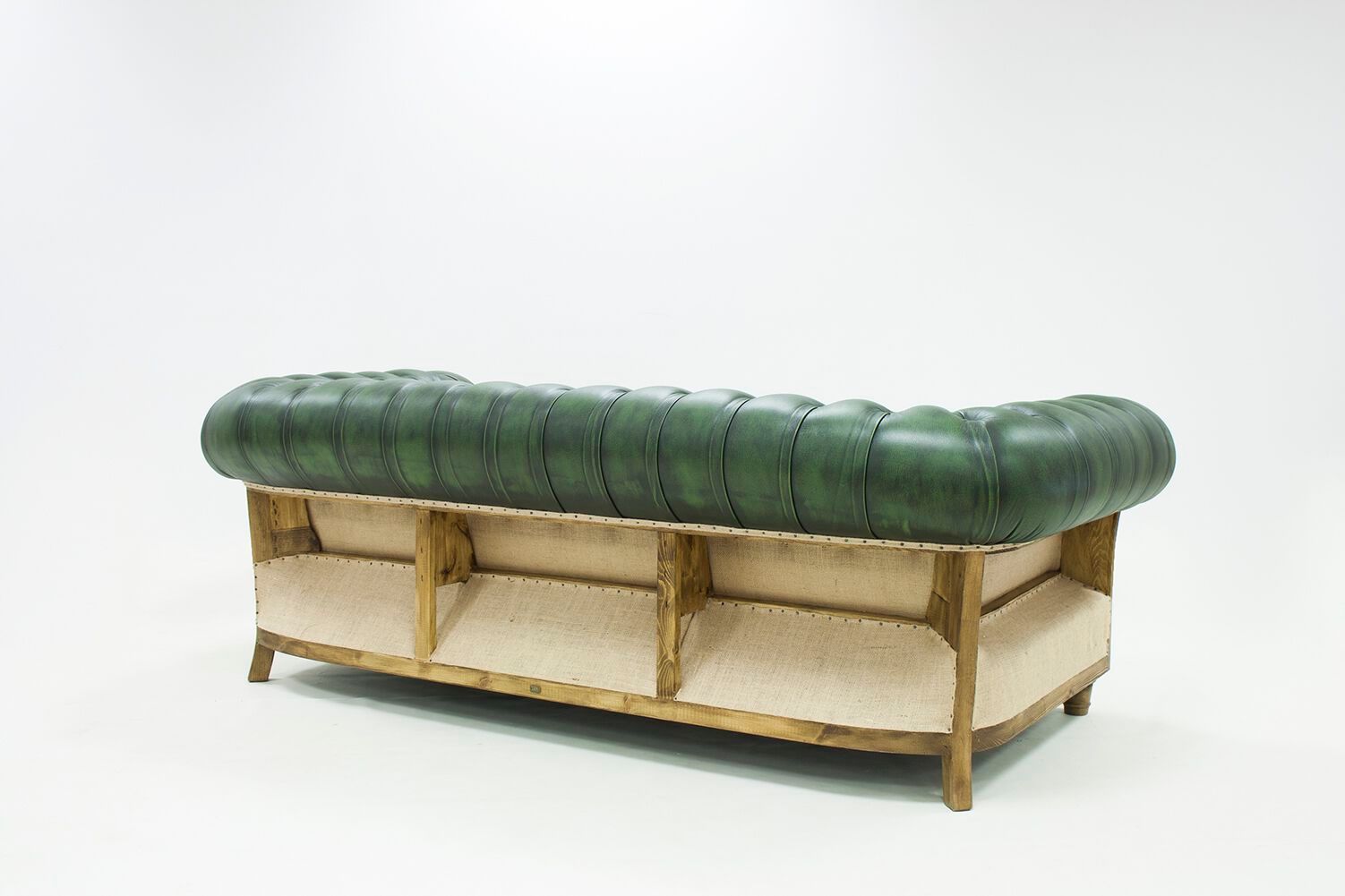 3-местный кожаный капитонный диван CREARTE COLLECTIONS Chesterfield Loor Essence ARCH-00061646 - Вид №2