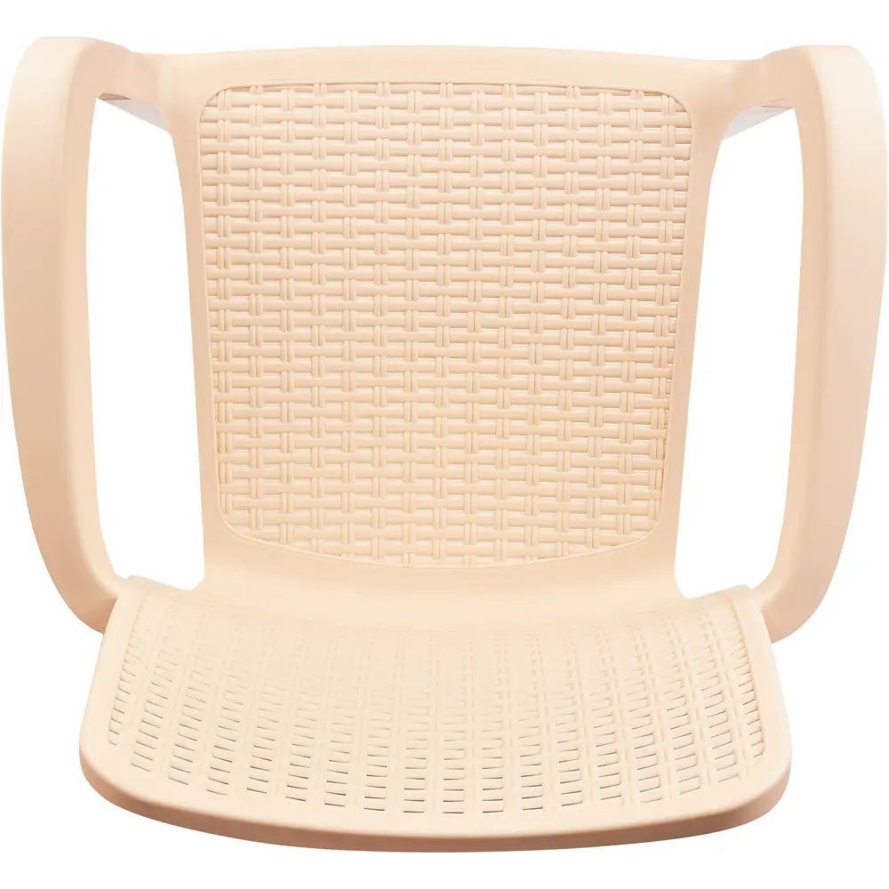 Стул Inreen Rattan 50.6х58х83.3 см пластик бежевый INGREEN STLM-2187209 - Вид №1