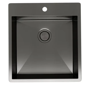 91922183 Мойка для кухни Reflexion Iseo RX2246BL 50x46 см глубина чаши 18.50 см нержавеющая сталь цвет стальной серый STLM-1375690
